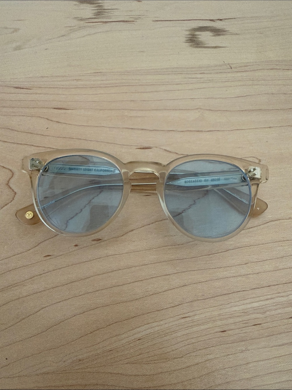 Garrett Leight Boccaccio Frames with RX (needs replacement)